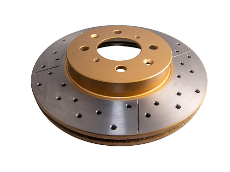 Brzdový kotouč DBA Street Series X Gold Vrtaný a Drážkovaný