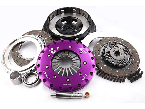 Spojková sada Xtreme Clutch - 230mm Sprung hub Organic Twin Plate včetně setrvačníku 1000Nm