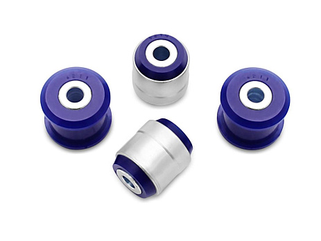 SuperPro sada vnitřních a vnějších silentbloků spodního řídicího ramene (80 duro/ShA)