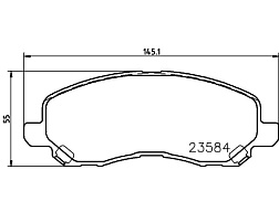 Pedders brzdové destičky