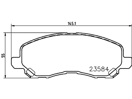 Pedders brzdové destičky