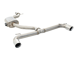 Xforce 3" cat-back systém s Varex tlumičem, 304 nerezová ocel VW Golf Gti MK6