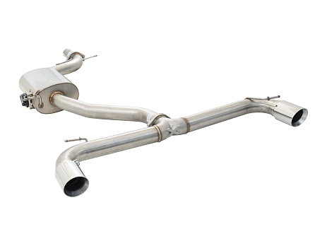 Xforce 3" cat-back systém s Varex tlumičem, 304 nerezová ocel VW Golf Gti MK6