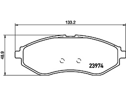 Pedders brzdové destičky