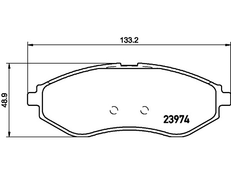 Pedders brzdové destičky