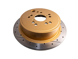 DBA brzdový kotouč Street Series X Gold vrtaný a drážkovaný