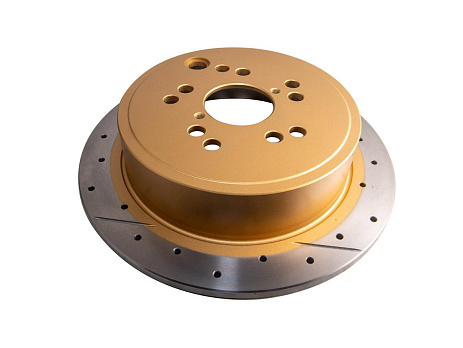 DBA brzdový kotouč Street Series X Gold vrtaný a drážkovaný