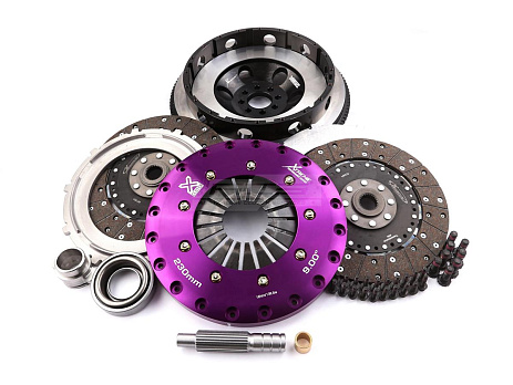 Spojková sada Xtreme Clutch - 230mm Organic Twin Plate včetně setrvačníku 1200Nm Nissan 350Z