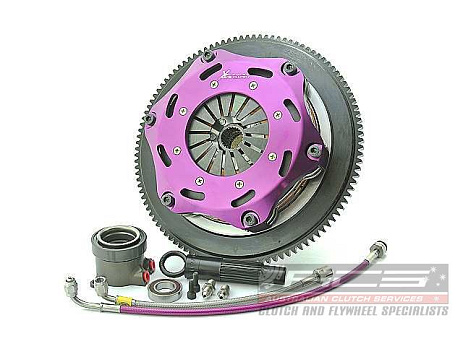 Spojková sada Xtreme Clutch - 184mm Rigid Ceramic Twin Plate včetně setrvačníku a CSC 1220Nm