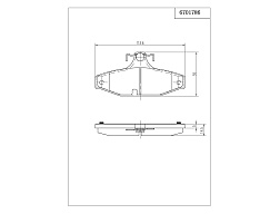 Pedders brzdové destičky