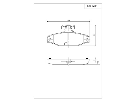 Pedders brzdové destičky