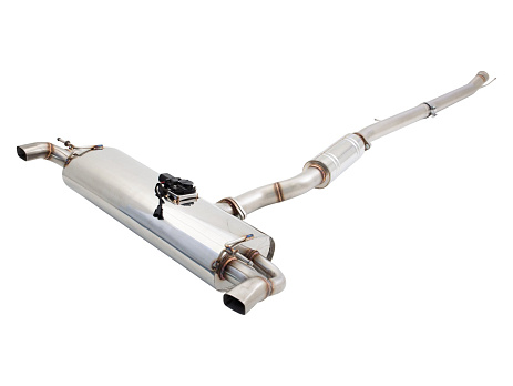 Xforce 3" cat-back systém s Varex tlumičem, 304 leštěná nerezová ocel Mercedes Benz A45 W176