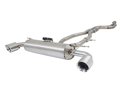 Xforce 2.5" cat-back systém s Varex tlumičem, 304 nerezová ocel Toyota Supra 2019+