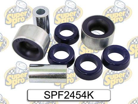 SuperPro sada zadních silentbloků předního spodního řídicího ramene (80 duro/ShA) — Ford Laser, Mazda 323 Astina, Mazda 323 PROTÉGÉ, Mazda Premacy