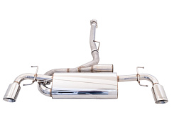 Xforce 3" cat-back systém, 409 surová nerezová ocel Mazda RX-8 03-08