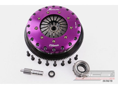Spojková sada Xtreme Clutch - 230mm Organic Twin Plate včetně setrvačníku 1200Nm