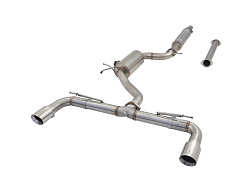 Xforce 3" cat-back systém s Varex tlumičem, 304 nerezová ocel VW Golf Gti MK7, MK8