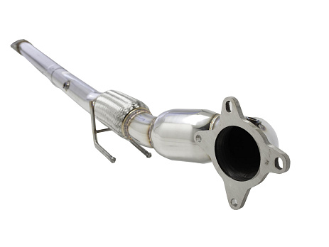 Xforce 3" downpipe s High-Flow katalyzátorem, 304 nerezová ocel (pouze pro okruhové a off-road použití) VW Golf Gti