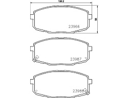 Pedders brzdové destičky