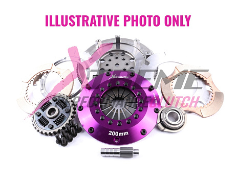Spojková sada Xtreme Clutch - 200mm Ceramic Twin Plate včetně setrvačníku 1200Nm