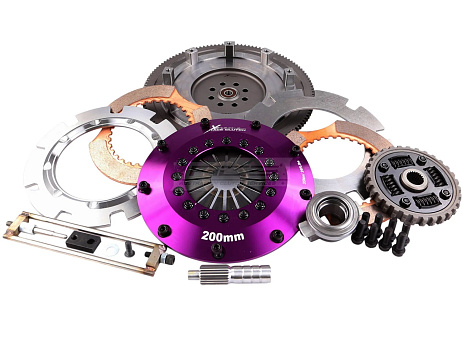 Spojková sada Xtreme Clutch - 200mm Ceramic Twin Plate včetně setrvačníku 1200Nm