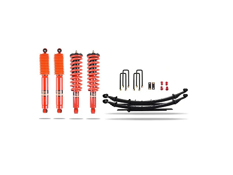 Pedders 1.75" Heavy Duty sada pro zvýšenou nosnost a tažení. Se smontovanými tlumiči Foam Cell. Isuzu D-Max