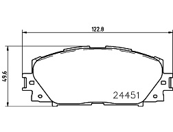 Pedders brzdové destičky