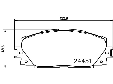 Pedders brzdové destičky