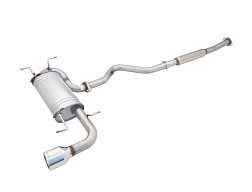 Xforce 2.5" cat-back systém, 409 surová nerezová ocel