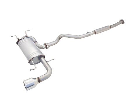 Xforce 2.5" cat-back systém, 409 surová nerezová ocel