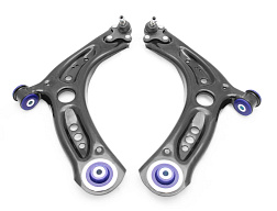 SuperPro VW MQB sada předních spodních řídicích ramen (80 duro/ShA)