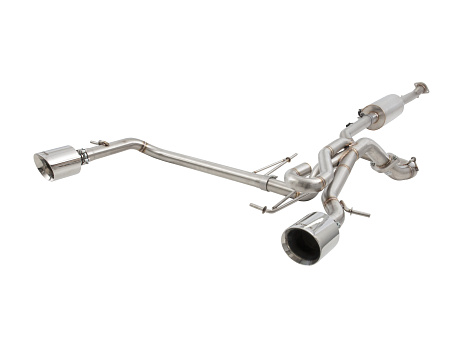 Xforce 2.5" cat-back systém s Varex tlumičem, 304 nerezová ocel Suzuki Swift sport 2017+