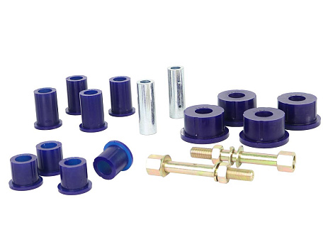 SuperPro kompletní sada silentbloků listových pružin pro Ford Ranger, Mazda BT-50 & VW Amarok (80 duro/ShA)