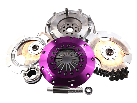 Spojková sada Xtreme Clutch - 200mm Rigid Ceramic Twin Plate včetně setrvačníku 1200Nm