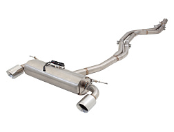 Xforce duální 2.5"-3" cat-back systém s Varex tlumičem, 304 nerezová ocel BMW M235i