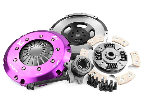 Spojková sada Xtreme Clutch Ceramic zesílená včetně setrvačníku a CSC 660Nm – konverze na jednohmotový setrvačník