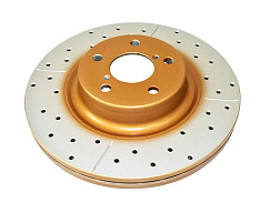Brzdový kotouč DBA Street Series X Gold Vrtaný a Drážkovaný