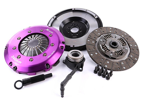 Spojková sada Xtreme Clutch Organic zesílená včetně setrvačníku a CSC 600 Nm – konverze na jednohmotový setrvačník