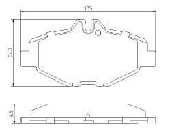 Pedders SportsRyder EURO kevlar-keramické brzdové destičky