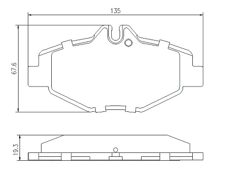 Pedders SportsRyder EURO kevlar-keramické brzdové destičky