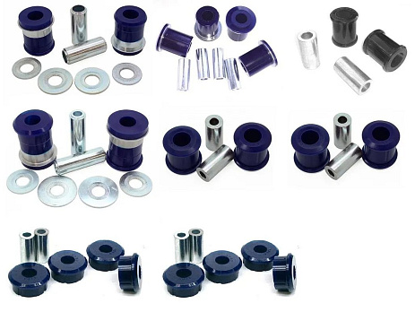 SuperPro sada silentbloků pro radius ramena a Panhardovu tyč