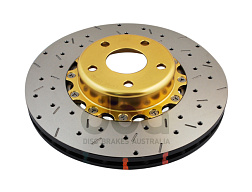 Brzdový kotouč DBA 5000 Series XS dvoudílný – zlatý střed