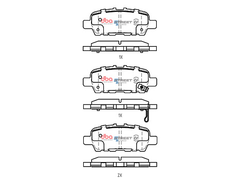Brzdové destičky DBA Street Series EV Nissan Leaf / E-NV200 2012 On R