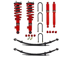 Pedders zvýšený podvozek 45 mm se smontovanými předními tlumiči Nissan Navara D40