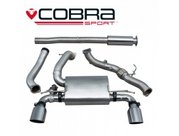 COBRA Sport Turbo Back výfuk pro Ford Focus RS MK3 2015+ (s regulací)