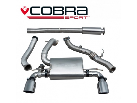 COBRA Sport Turbo Back výfuk pro Ford Focus RS MK3 2015+ (s regulací)