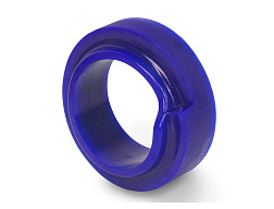 SuperPro izolátor pera GMH A=125mm B=76mm C=22mm D=23mm E=94mm, sedlo šroubovité pružiny (80 duro/ShA)