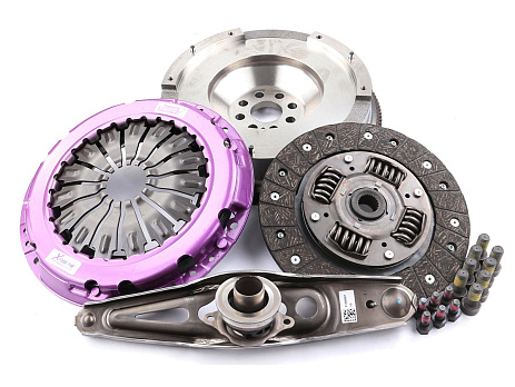 Spojková sada Xtreme Clutch Organic zesílená včetně setrvačníku 430 Nm (10 % navýšení) – konverze na jednohmotový setrvačník