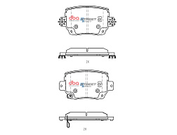 Brzdové destičky DBA Street Series EV Tesla 3 Standard / Long Range (Sports up-grade) 2019 On R