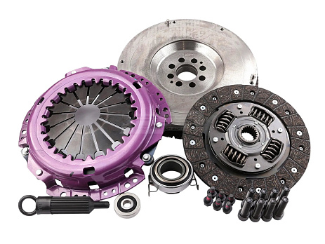 Spojková sada Xtreme Clutch Organic zesílená včetně setrvačníku 280 Nm 660 kg (60 % navýšení) – konverze na jednohmotový setrvačník — Toyota Altezza